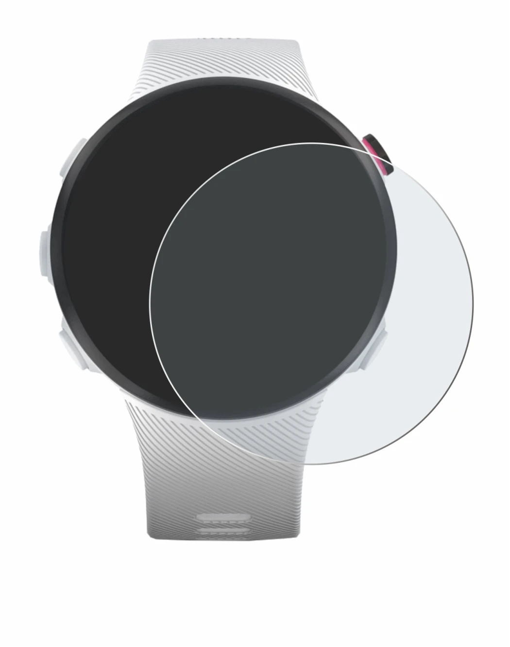 Image de l'appareil Garmin Forerunner 45S avec une grande variété de protections d'écran.