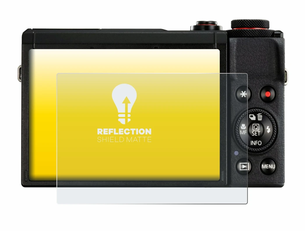 Image de l'appareil Canon PowerShot G7 X Mark III avec une grande variété de protections d'écran.