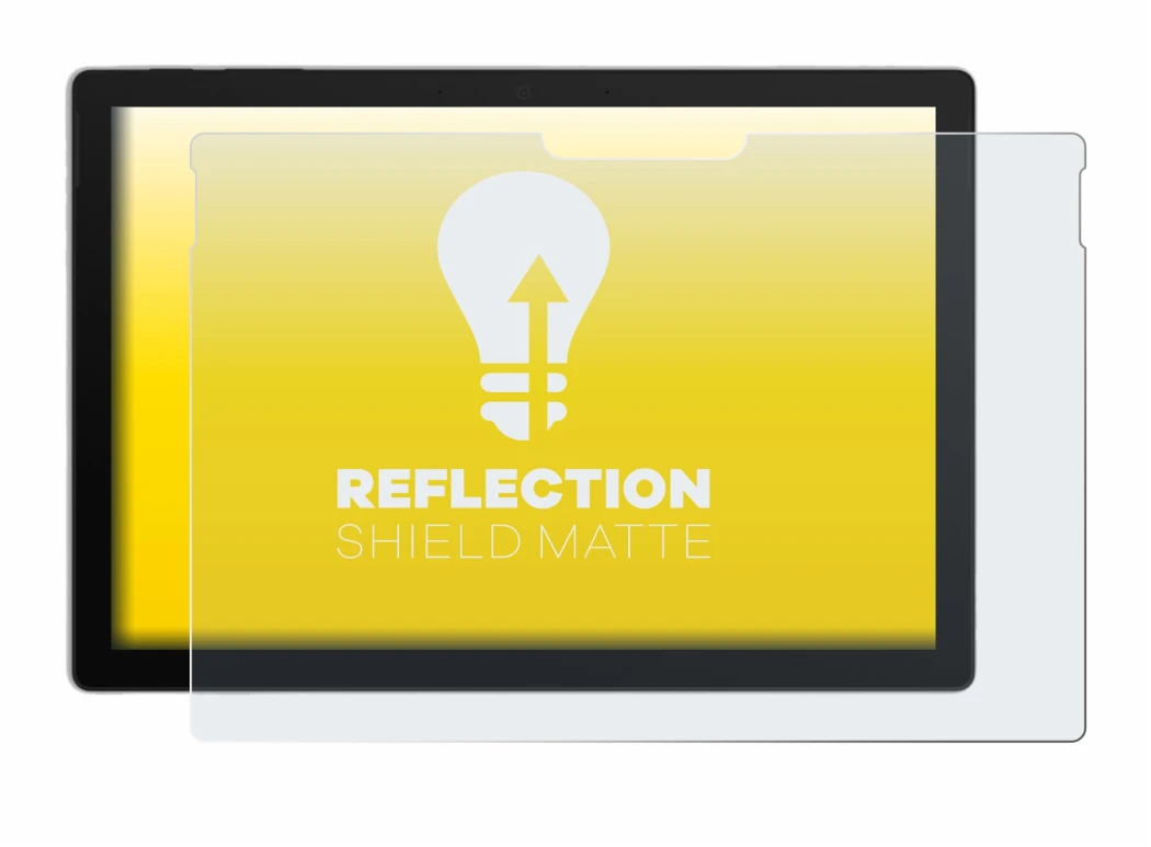 Image de l'appareil Microsoft Surface Pro 7 avec une grande variété de protections d'écran.