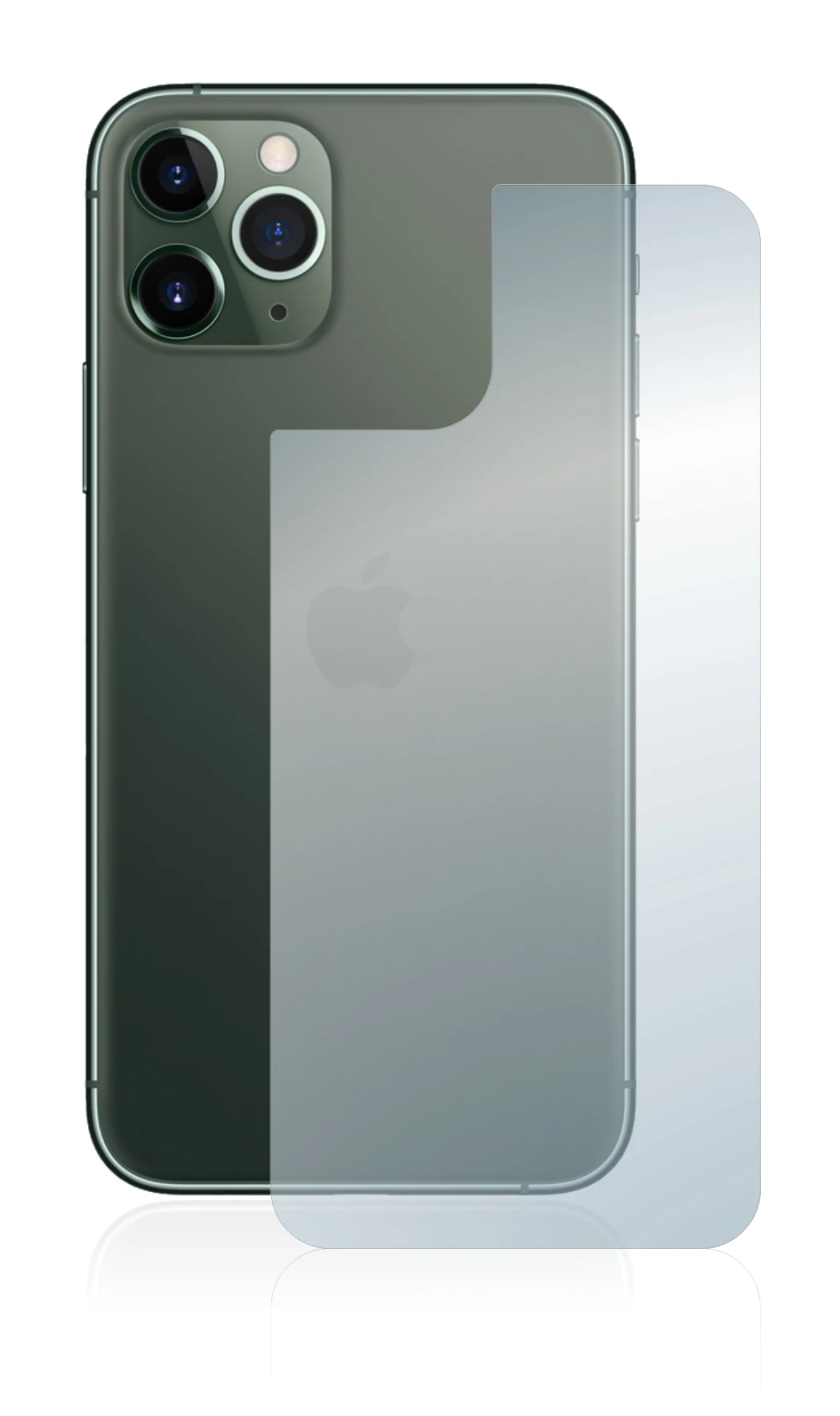 Image de l'appareil Apple iPhone 11 Pro (Arrière) avec une grande variété de protections d'écran.