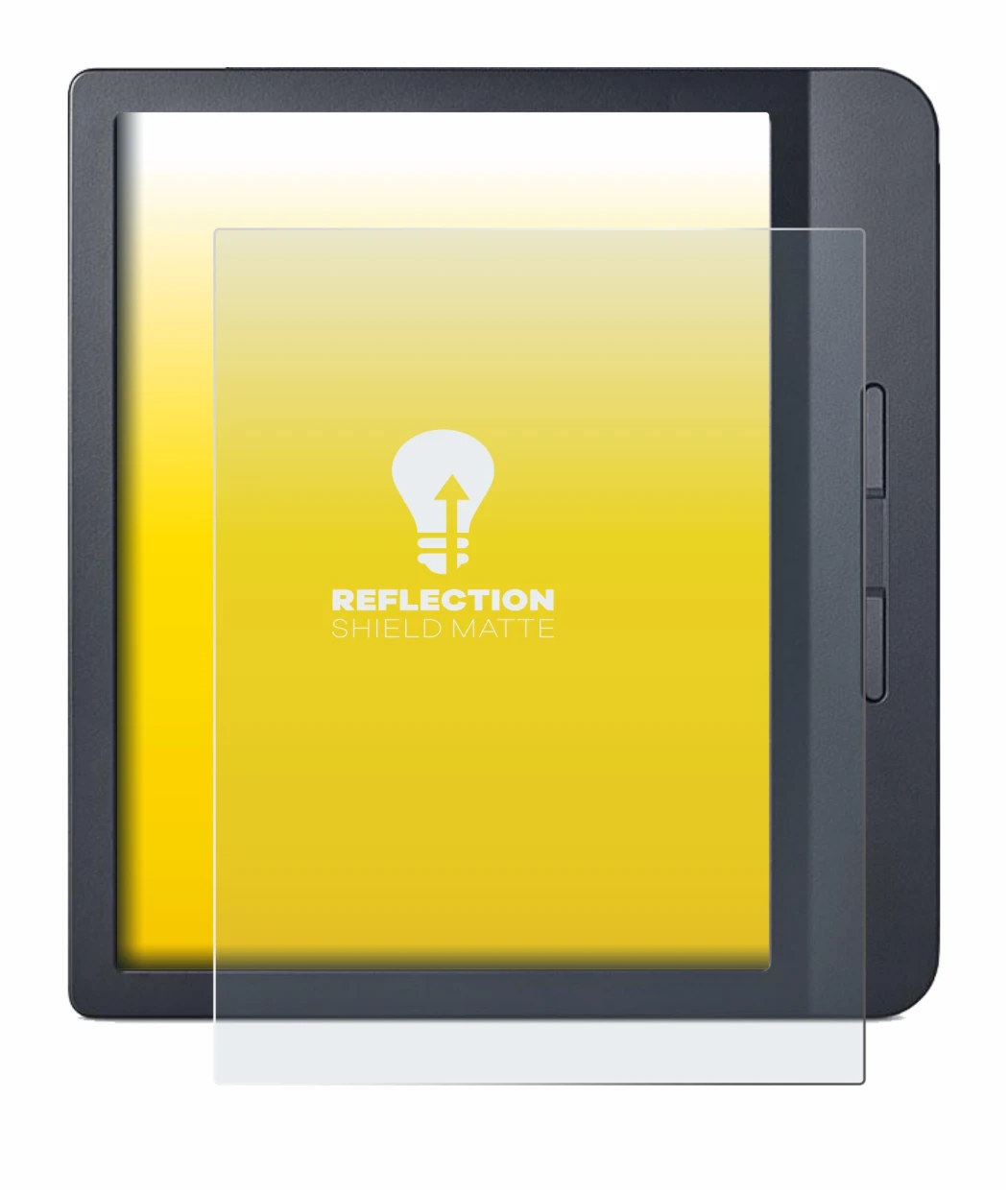 Image de l'appareil Kobo Libra H2O avec une grande variété de protections d'écran.