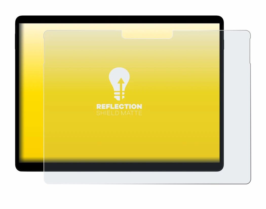 Image de l'appareil Microsoft Surface Pro X avec une grande variété de protections d'écran.