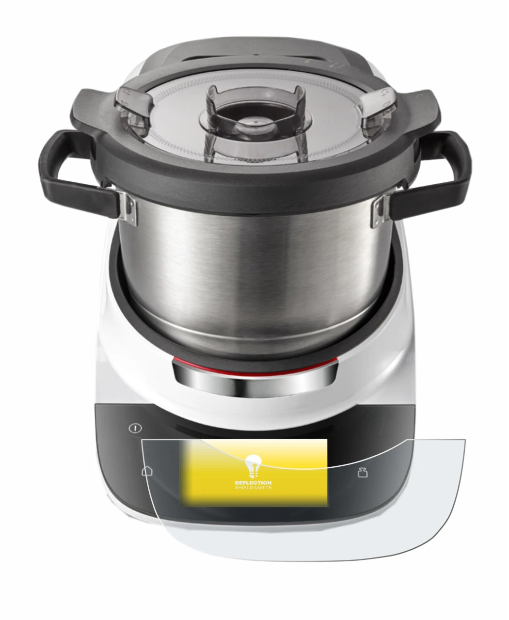 Image de l'appareil Bosch Cookit avec une grande variété de protections d'écran.