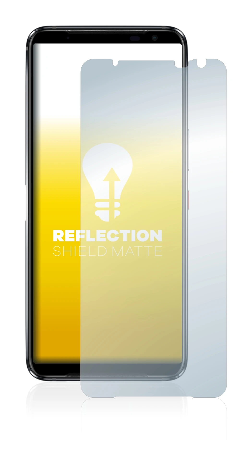 Image de l'appareil ASUS ROG Phone 3 ZS661KS avec une grande variété de protections d'écran.