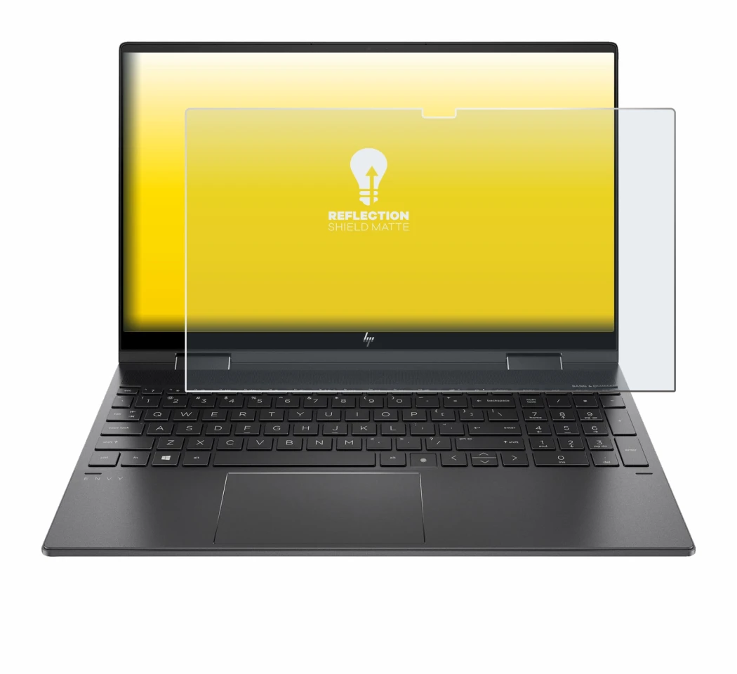 Image de l'appareil HP Envy x360 (15-eX) (358 mm x 230 mm) avec une grande variété de protections d'écran.
