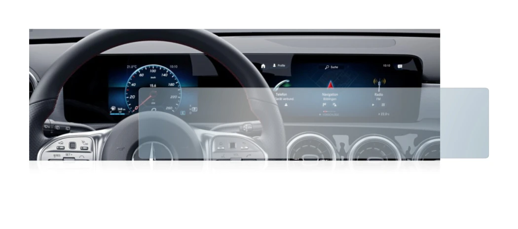 Image de l'appareil Mercedes-Benz GLA 2020 Display Widescreen-Version avec une grande variété de protections d'écran.