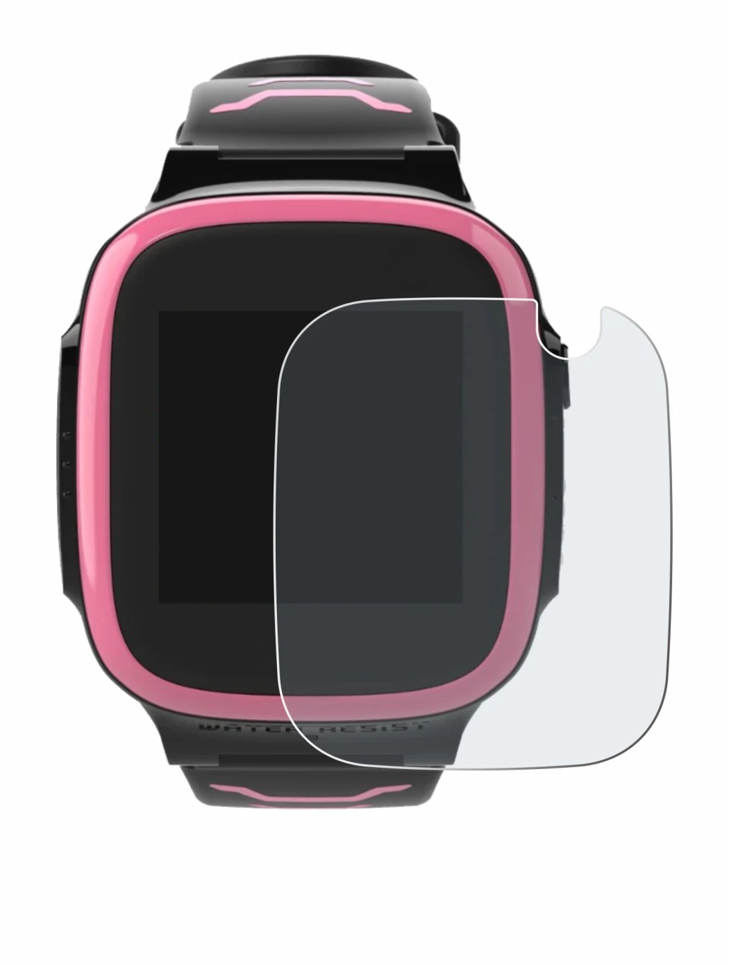 Image de l'appareil Xplora X5 Play avec une grande variété de protections d'écran.