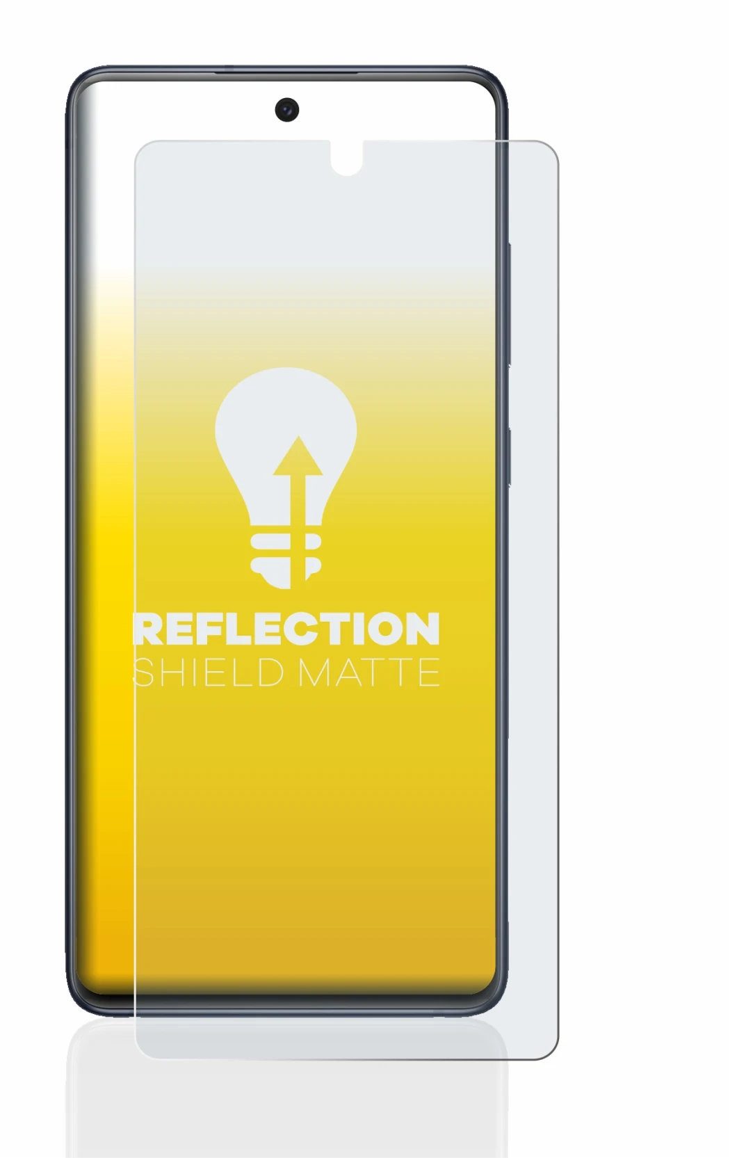 Image de l'appareil Samsung Galaxy S20 FE avec une grande variété de protections d'écran.