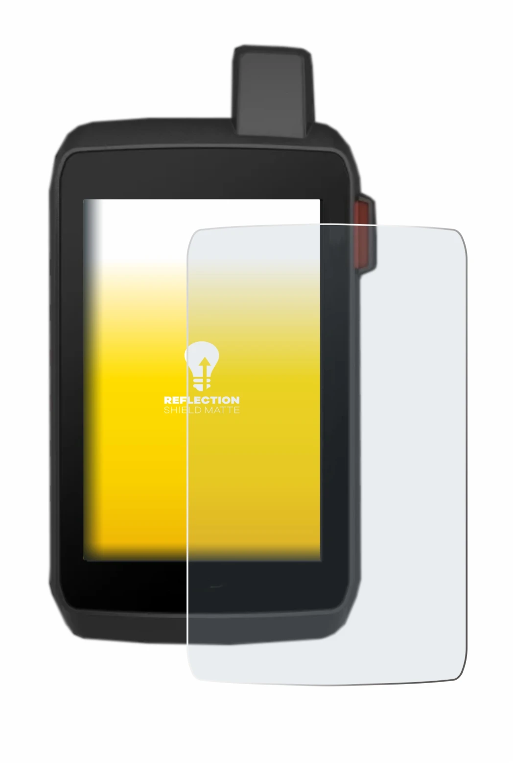 Image de l'appareil Garmin Montana 700 avec une grande variété de protections d'écran.