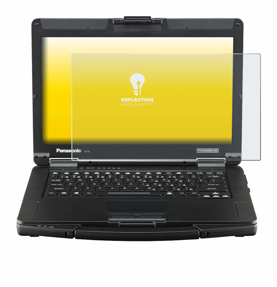 Image de l'appareil Panasonic Toughbook FZ-55 Full HD avec une grande variété de protections d'écran.