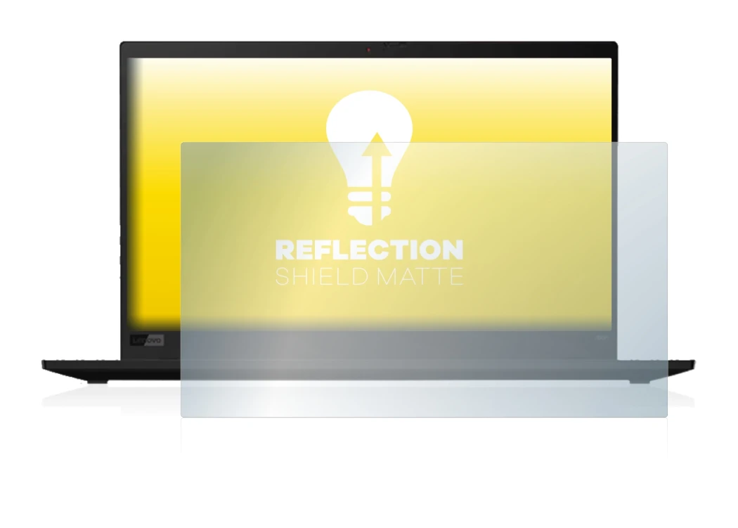 Image de l'appareil Lenovo ThinkPad X1 Carbon (8ème Gen.) avec une grande variété de protections d'écran.