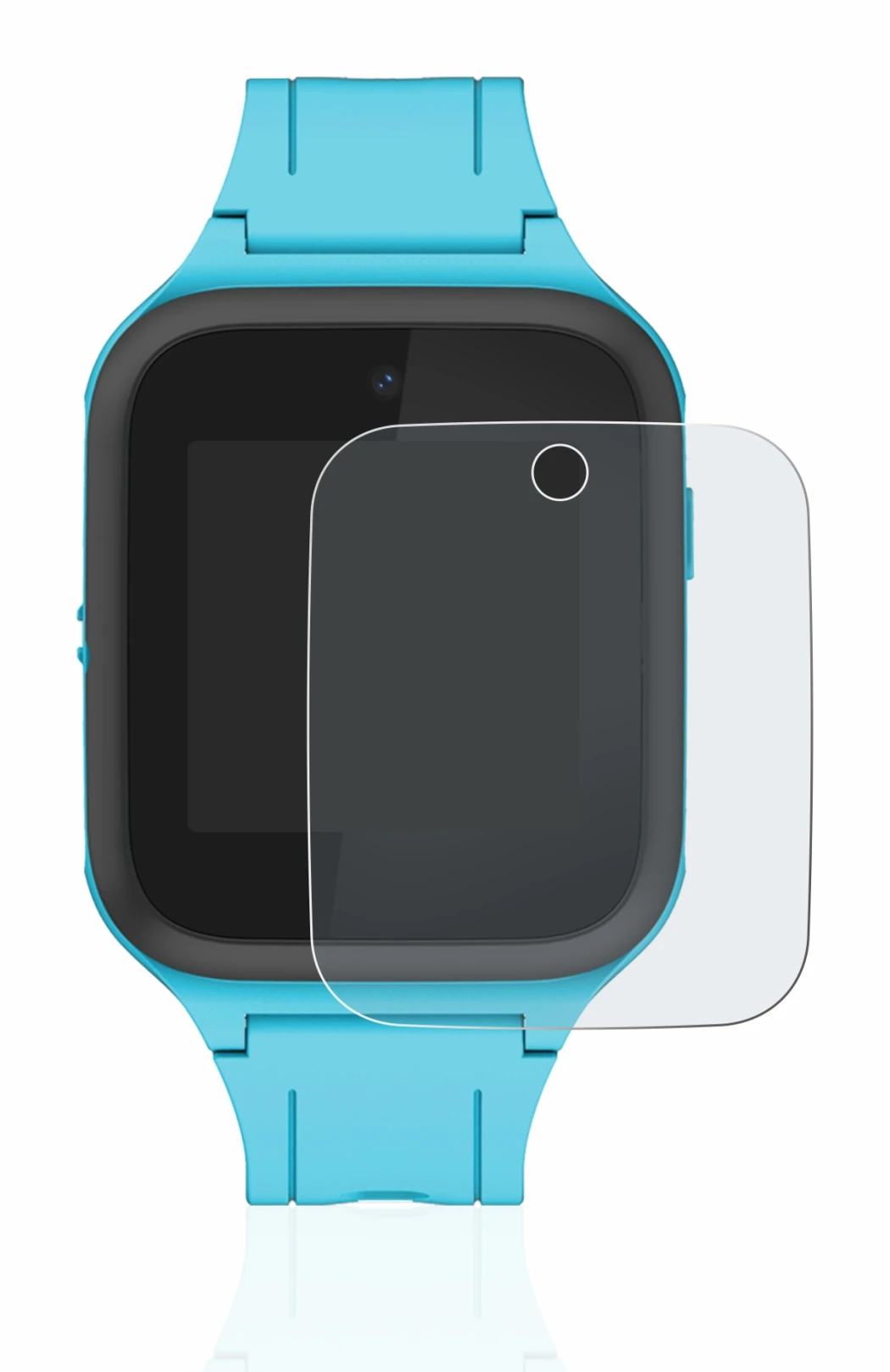 Image de l'appareil TCL Movetime FamilyWatch Kids MT40X avec une grande variété de protections d'écran.