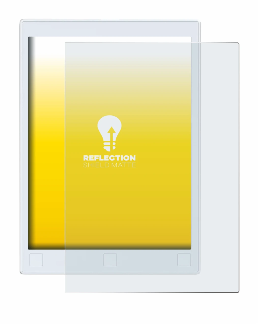 Image de l'appareil reMarkable 2 avec une grande variété de protections d'écran.