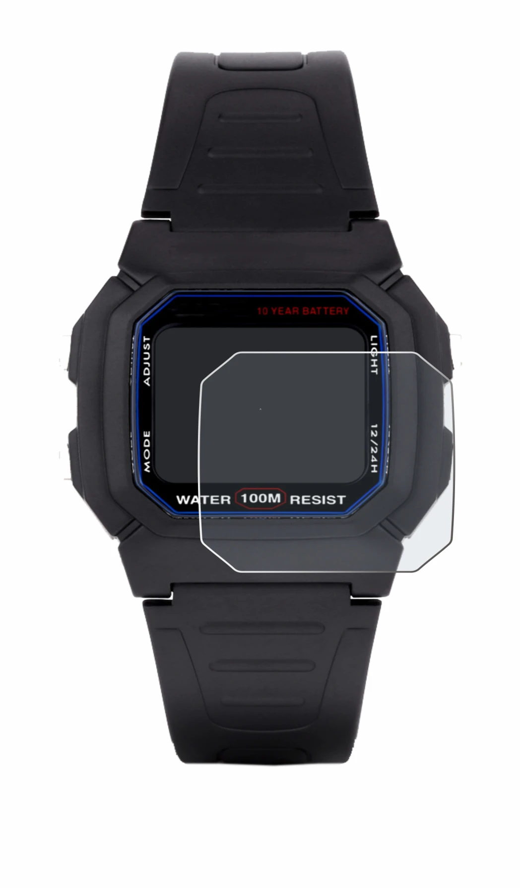 Image de l'appareil Casio W-800H-1AVES avec une grande variété de protections d'écran.