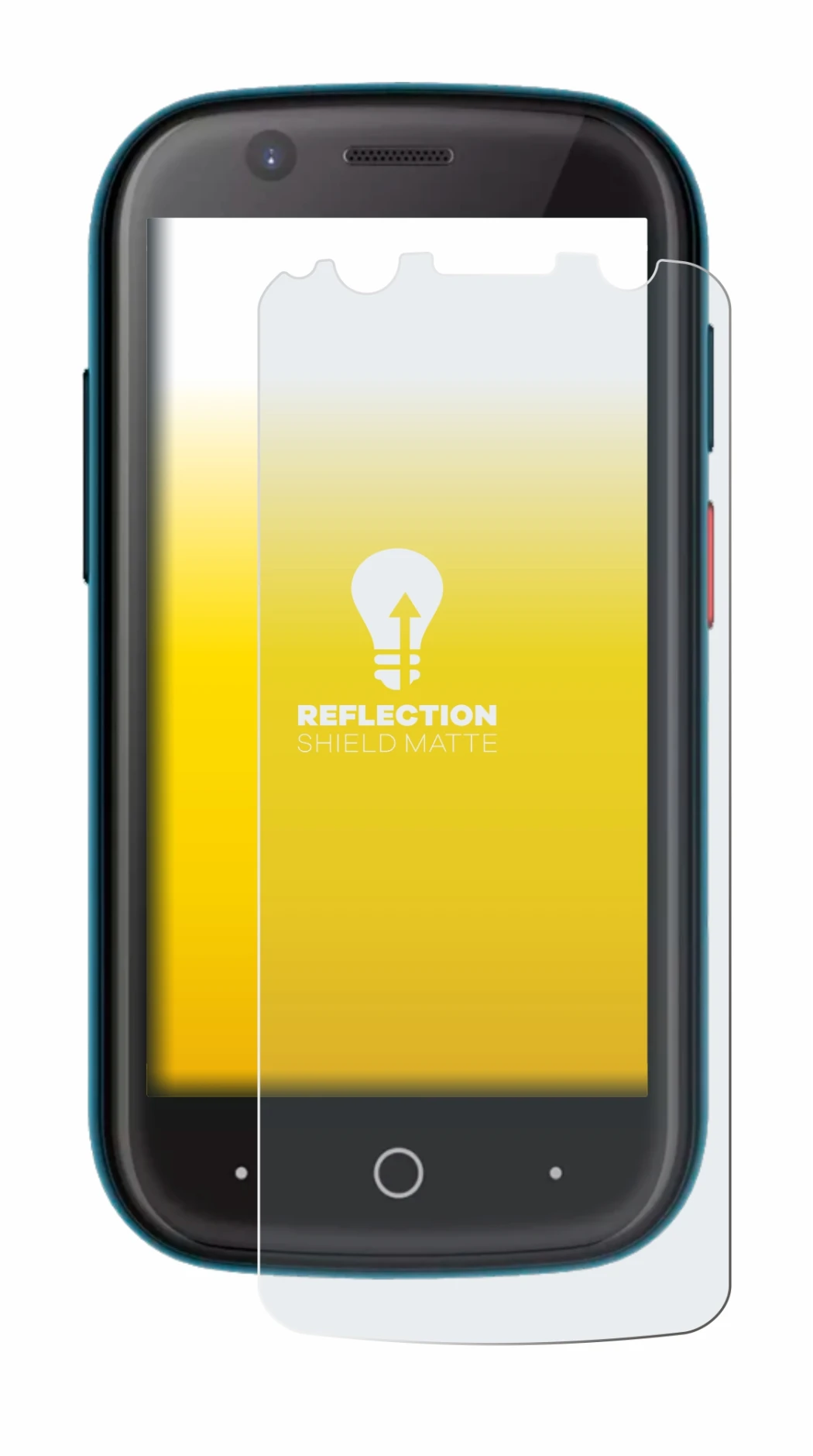 Image de l'appareil Unihertz Jelly 2 avec une grande variété de protections d'écran.