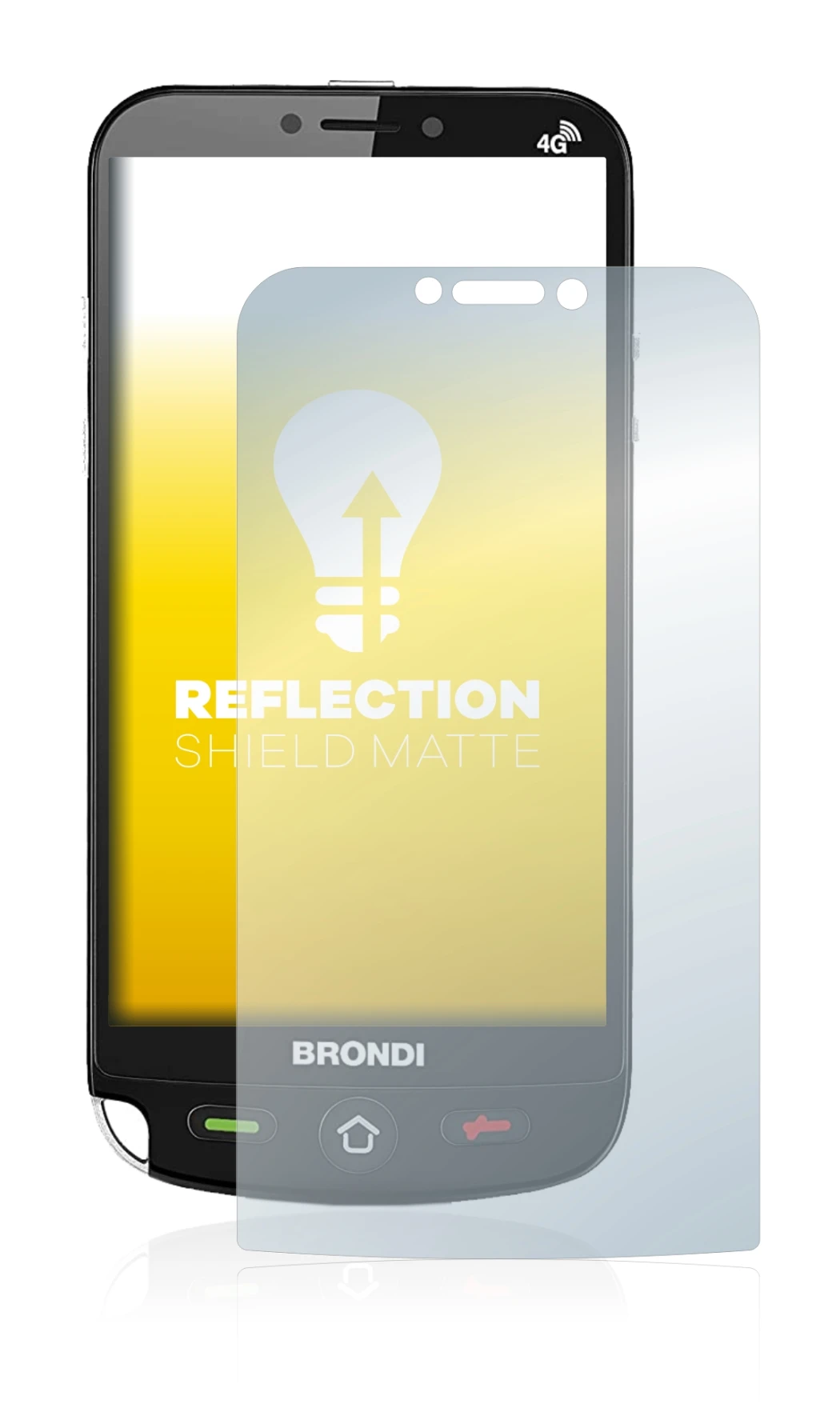 Image de l'appareil Brondi Amico Dual Sim avec une grande variété de protections d'écran.