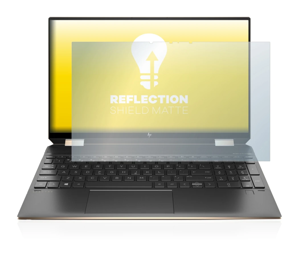 Image de l'appareil HP Spectre x360 (15-eb) (359.9 mm x 226.4 mm) avec une grande variété de protections d'écran.