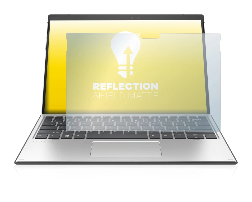 Image de l'appareil HP Elite x2 G8 avec une grande variété de protections d'écran.