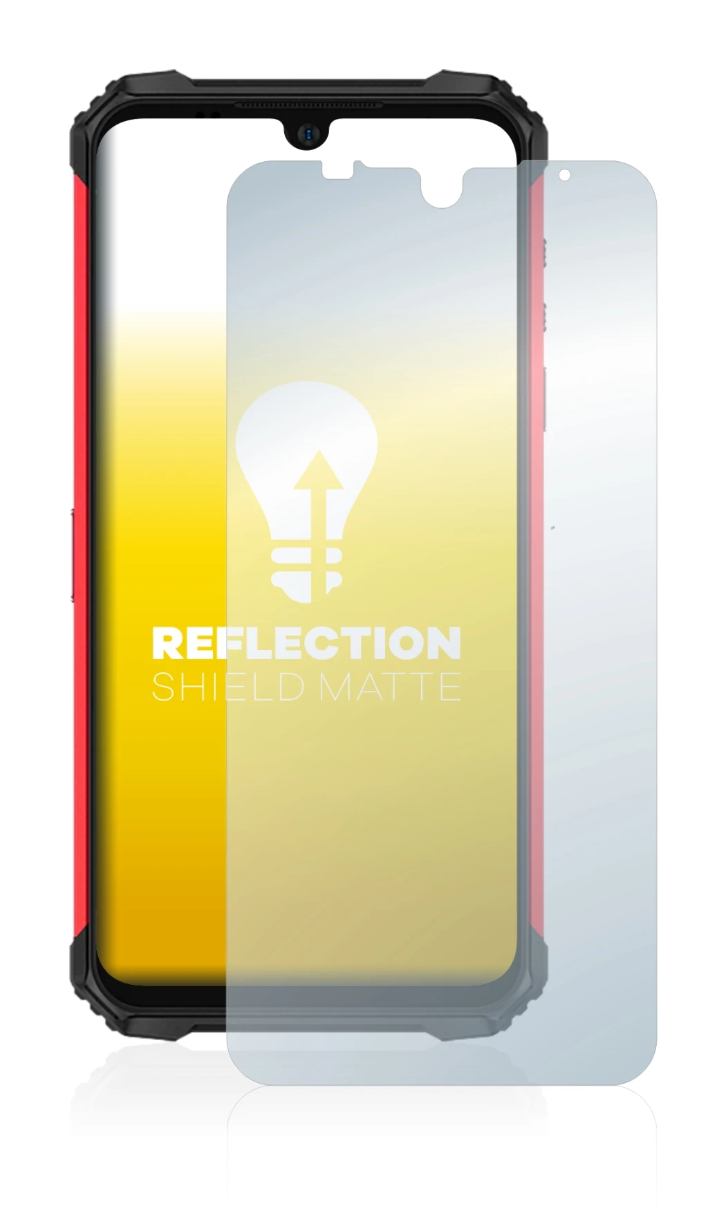 Image de l'appareil Ulefone Armor 8 Pro avec une grande variété de protections d'écran.