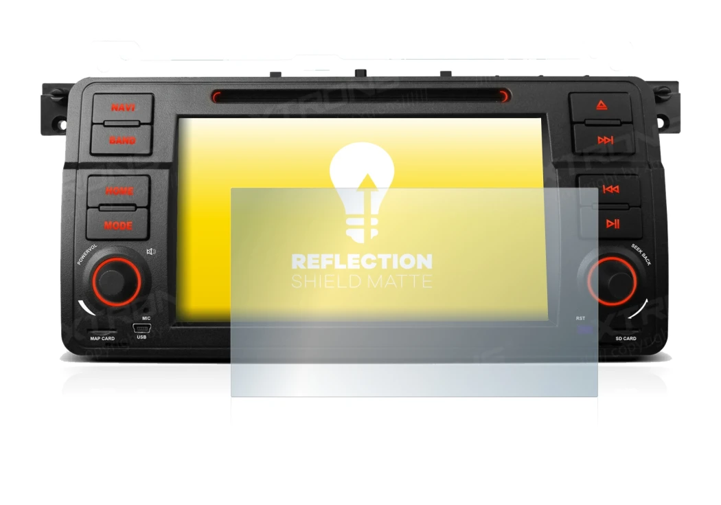 Image de l'appareil Xtrons PQ7046B avec une grande variété de protections d'écran.