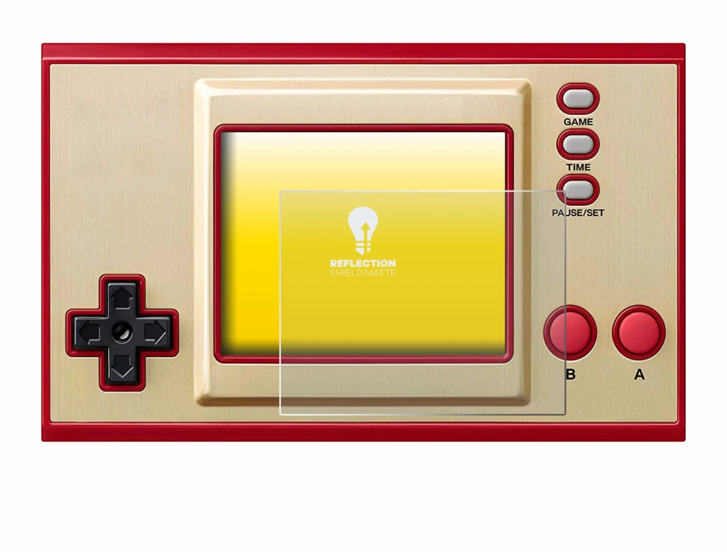 Image de l'appareil Nintendo Game & Watch Super Mario Bros avec une grande variété de protections d'écran.