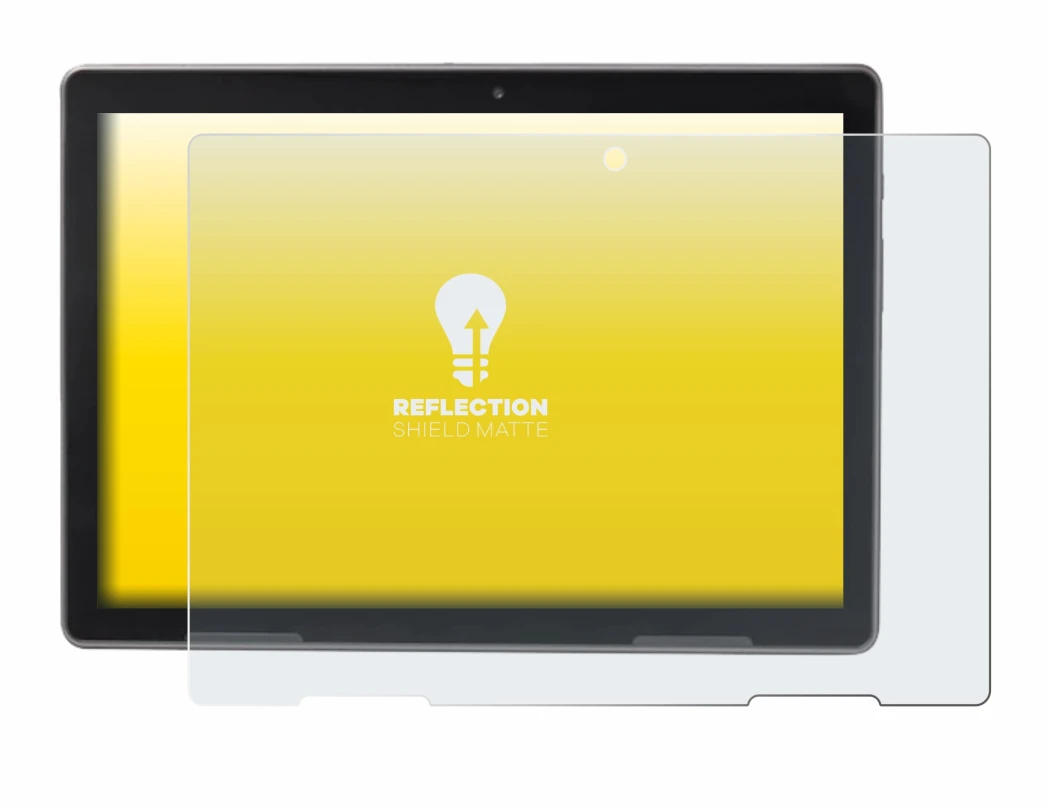 Image de l'appareil MEDION Lifetab P10912 avec une grande variété de protections d'écran.