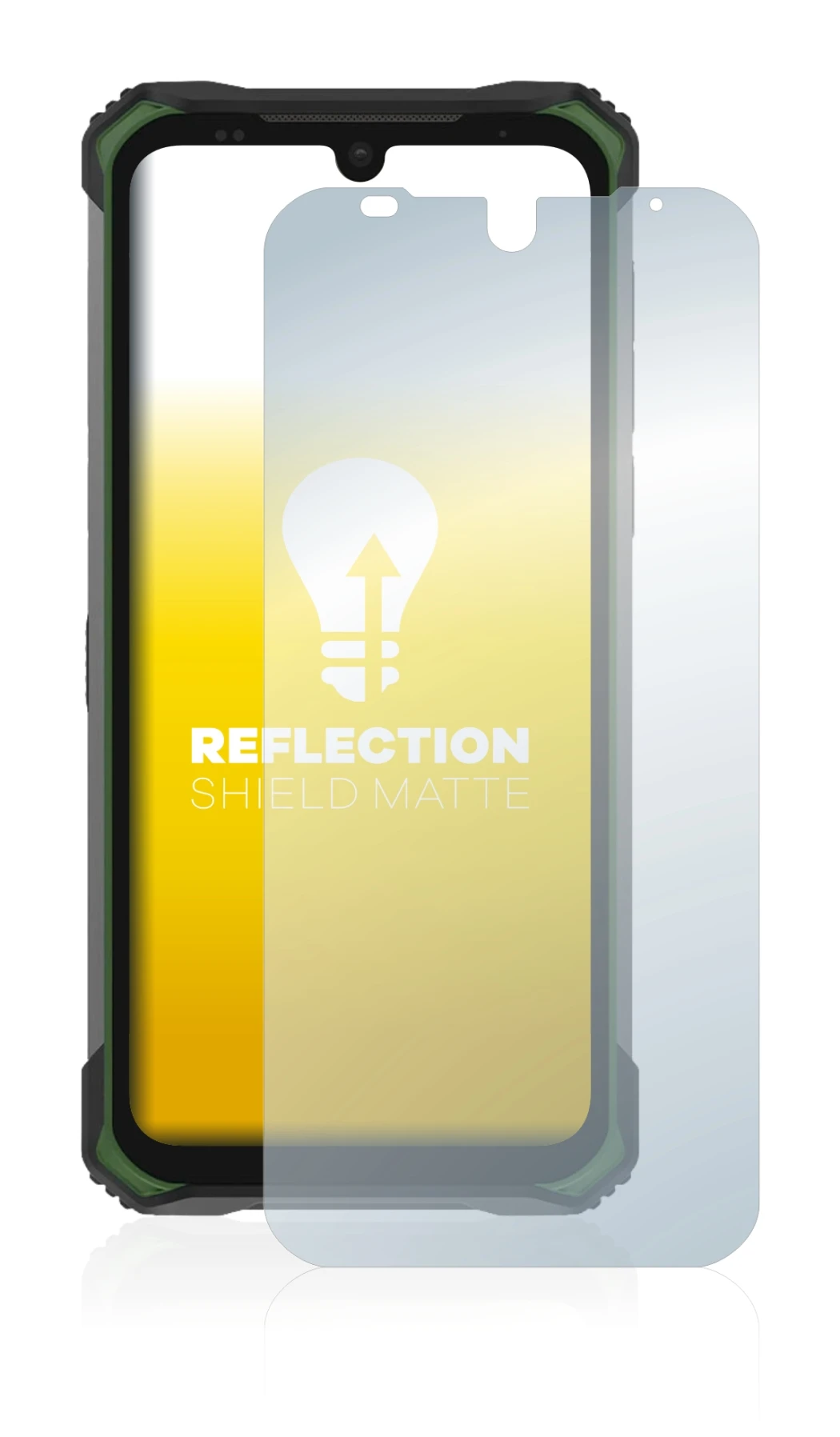 Image de l'appareil Doogee S86 Pro avec une grande variété de protections d'écran.