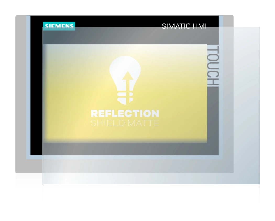 Image de l'appareil Siemens Simatic HMI TP700 Comfort avec une grande variété de protections d'écran.