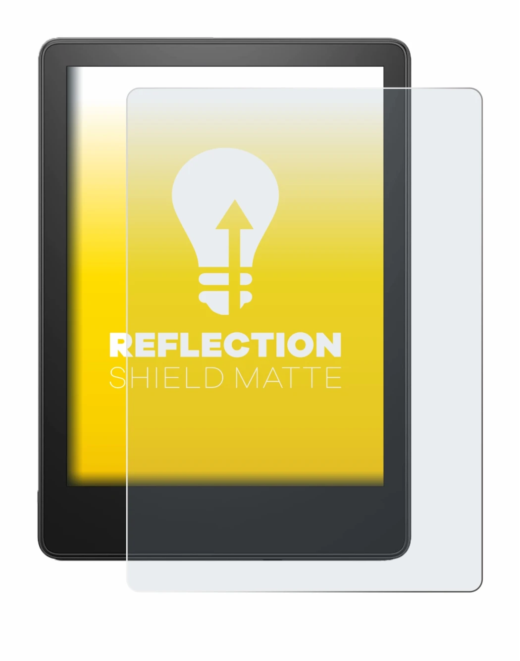 Image de l'appareil Amazon Kindle Paperwhite 2021 (11ème Gen.) avec une grande variété de protections d'écran.