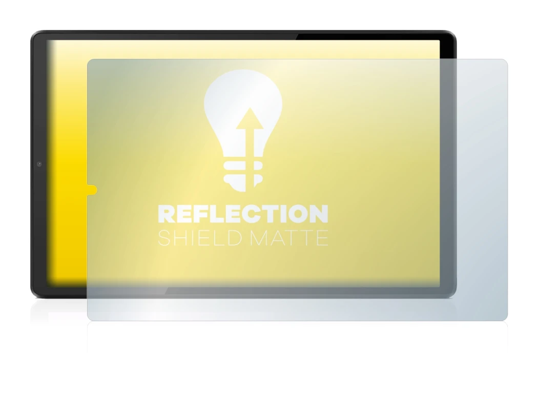 Image de l'appareil Lenovo Tab K10 avec une grande variété de protections d'écran.