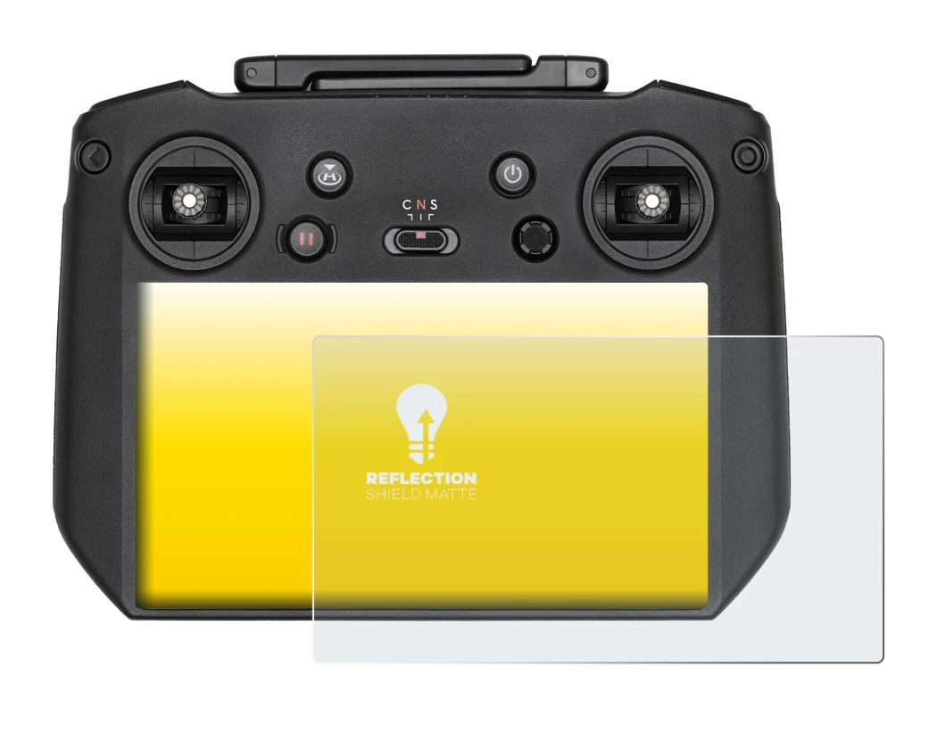 Image de l'appareil DJI RC Pro avec une grande variété de protections d'écran.