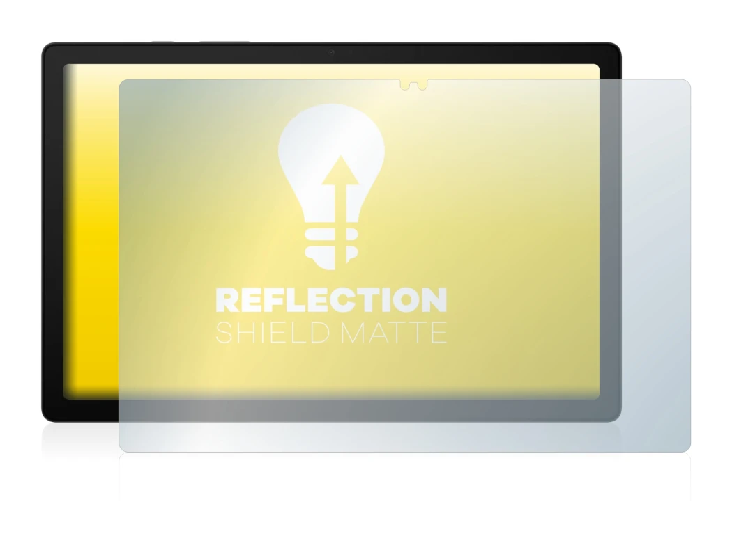 Image de l'appareil Samsung Galaxy Tab A8 LTE avec une grande variété de protections d'écran.