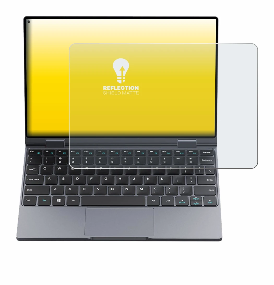 Image de l'appareil Chuwi MiniBook X avec une grande variété de protections d'écran.