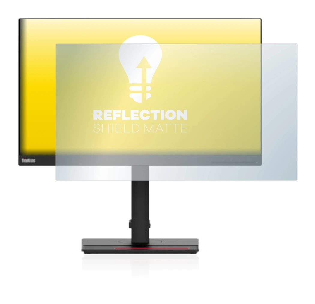 Image de l'appareil Lenovo ThinkVision T24i-2L avec une grande variété de protections d'écran.