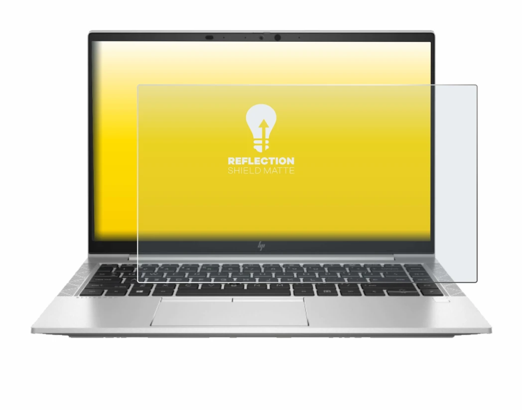 Image de l'appareil HP EliteBook 845 G7 avec une grande variété de protections d'écran.
