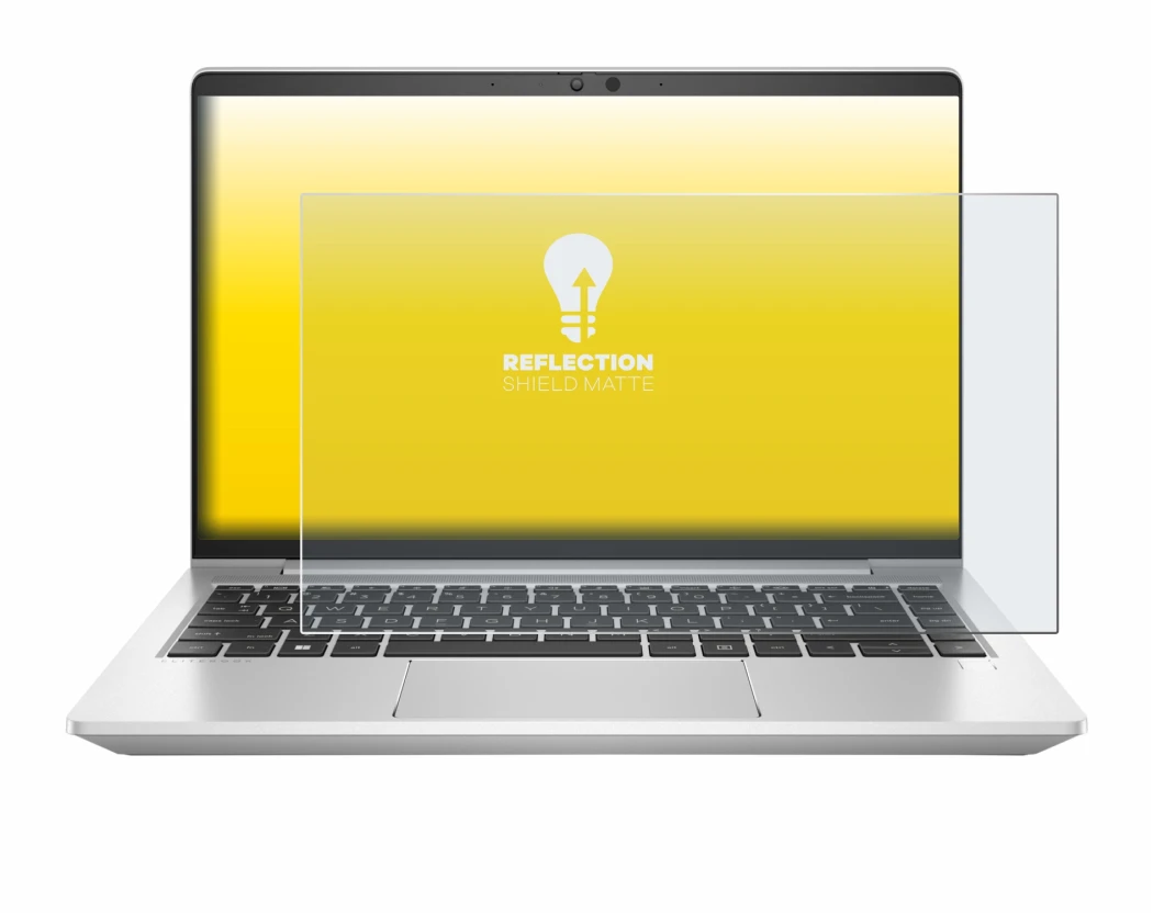 Image de l'appareil HP EliteBook 645 G9 avec une grande variété de protections d'écran.