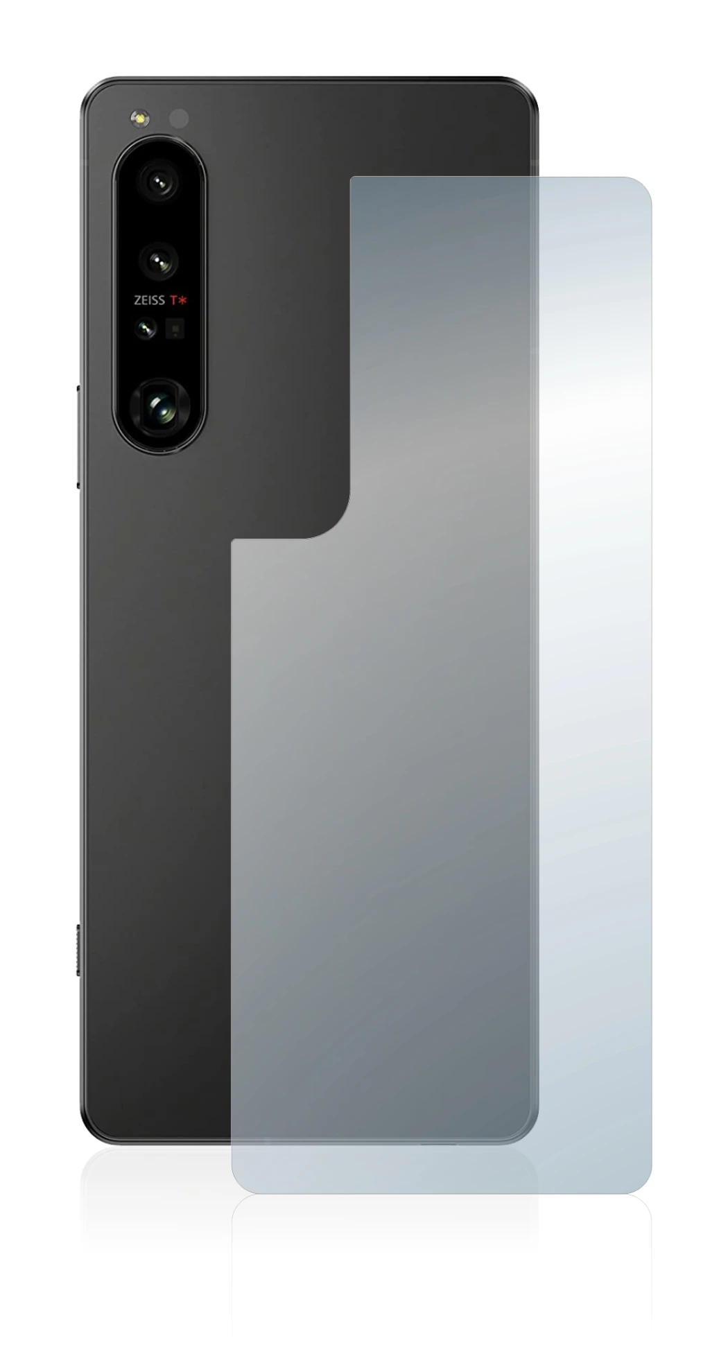 Image de l'appareil Sony Xperia 1 IV (Arrière) avec une grande variété de protections d'écran.
