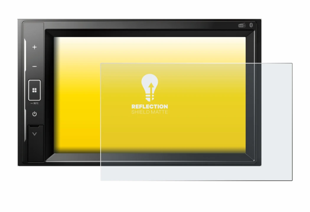 Image de l'appareil Pioneer AVH-A240DAB avec une grande variété de protections d'écran.