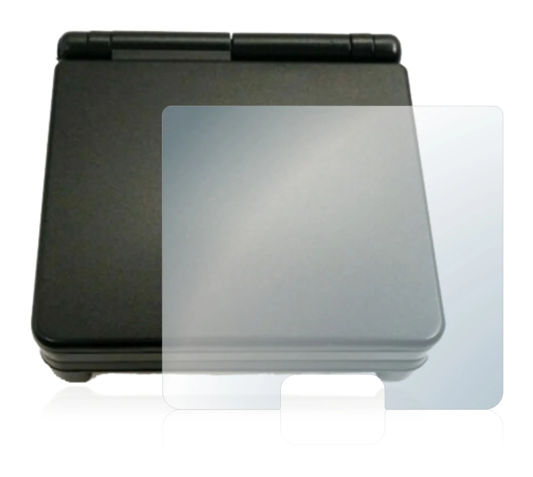 Image de l'appareil Nintendo Gameboy Advance SP (boîtier) avec une grande variété de protections d'écran.