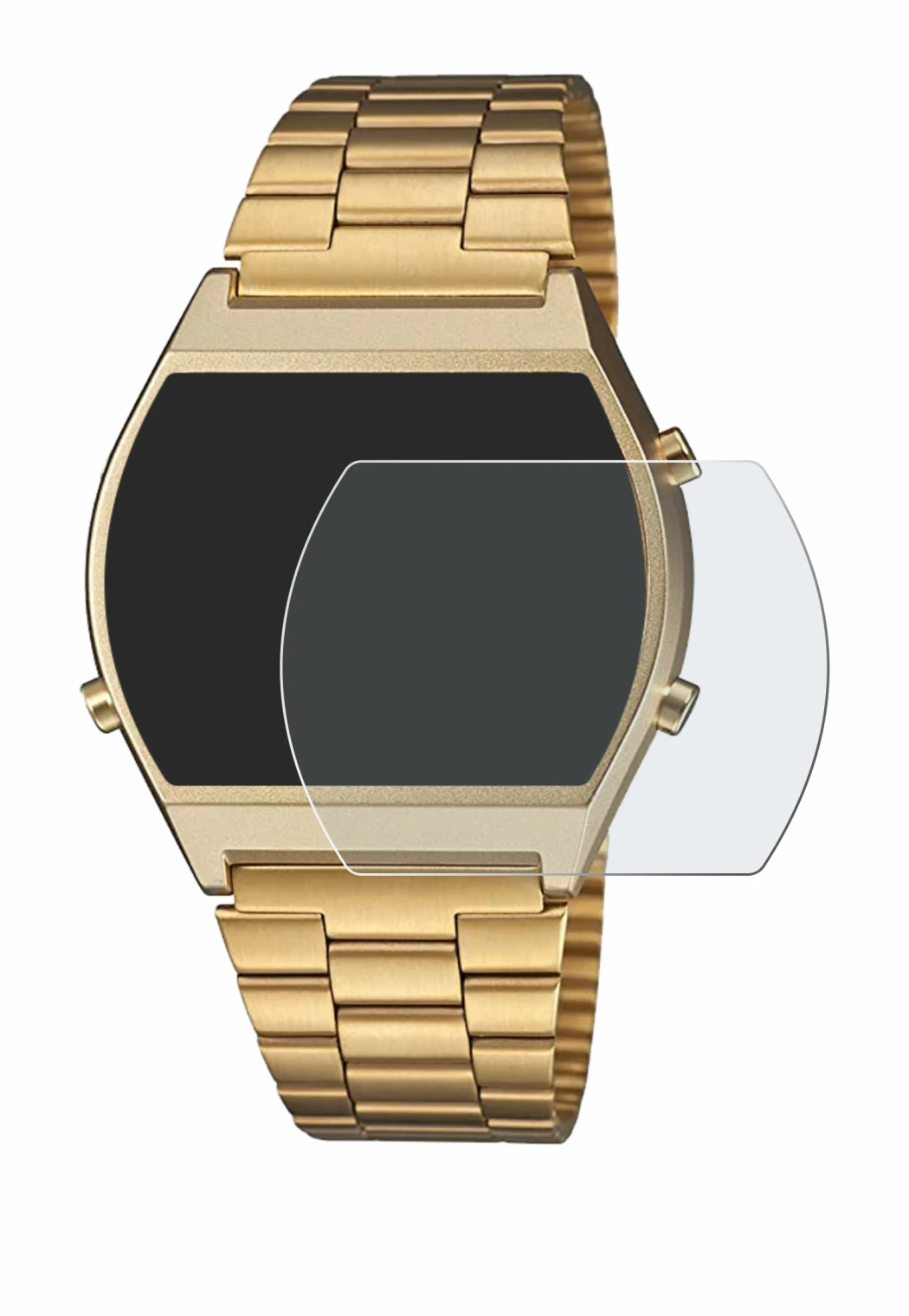 Image de l'appareil Casio Retro B640WB avec une grande variété de protections d'écran.