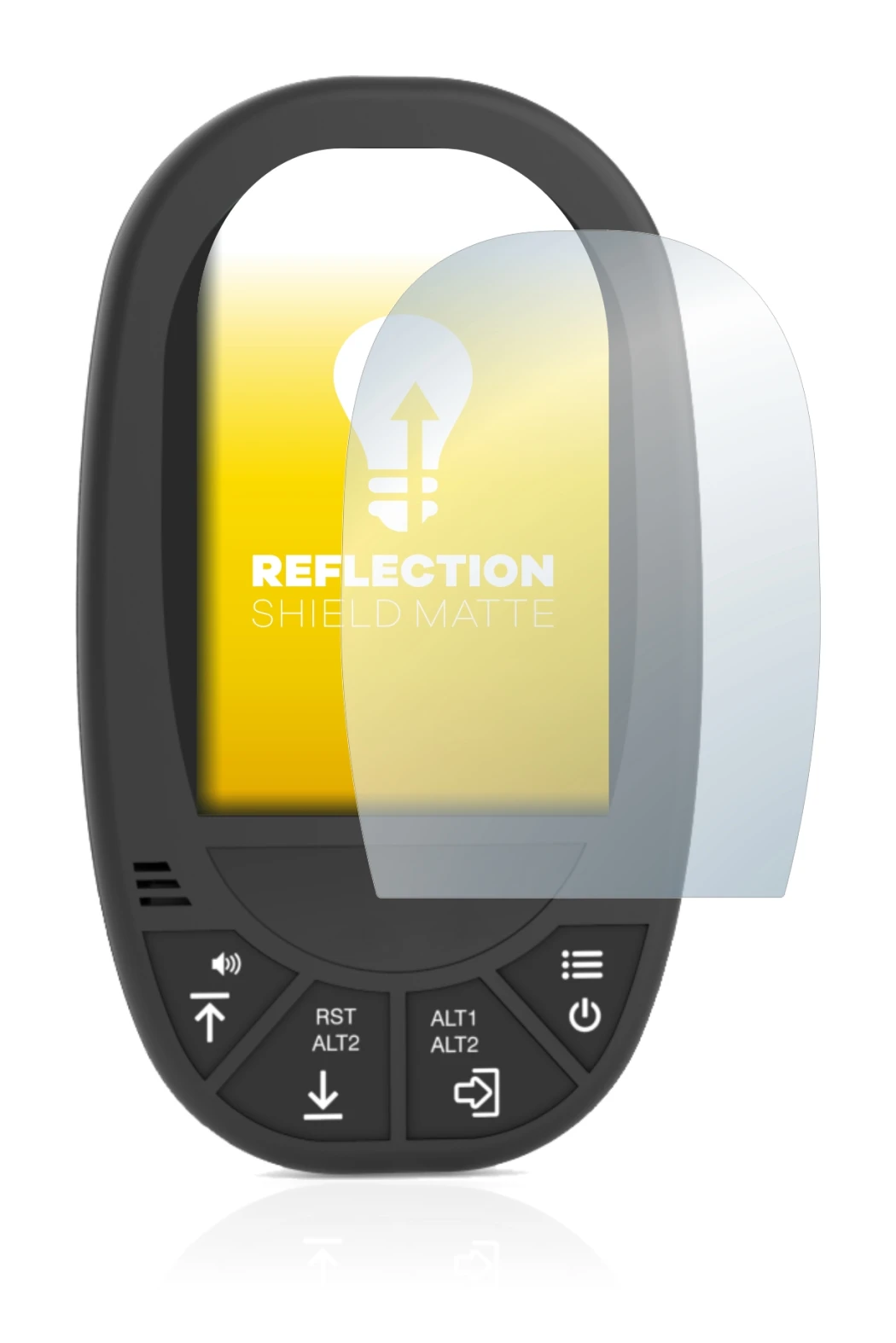 Image de l'appareil Flymaster GPS LS avec une grande variété de protections d'écran.