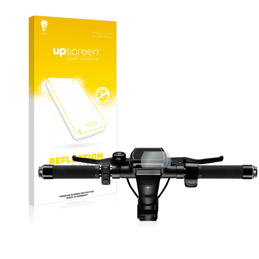 Face avant d’un emballage produit avec le logo de la marque upscreen. À côté, l’appareil SoFlow SO4 Pro (2e Gen.) est représen