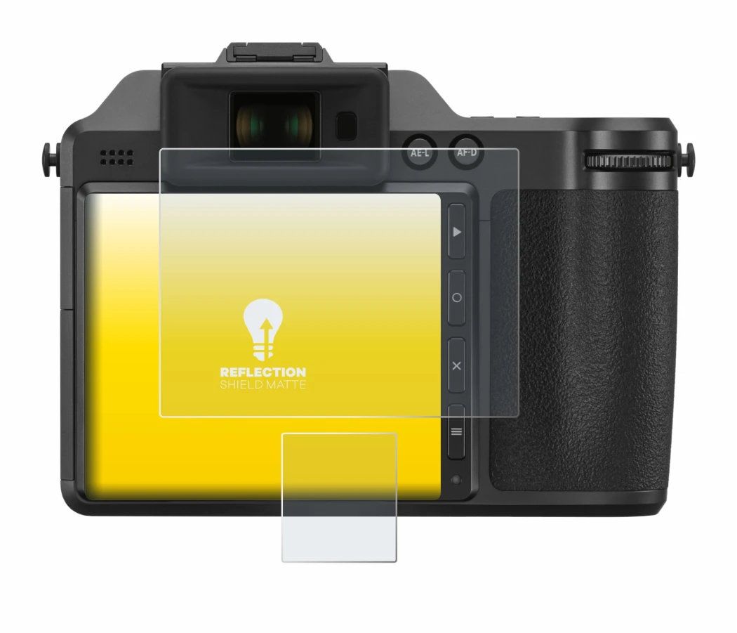 Image de l'appareil Fujifilm X-H2 avec une grande variété de protections d'écran.