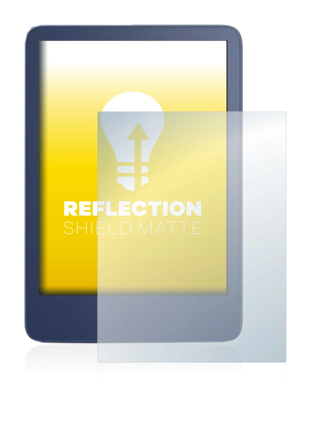 Image de l'appareil Amazon Kindle Reader 2022 avec une grande variété de protections d'écran.