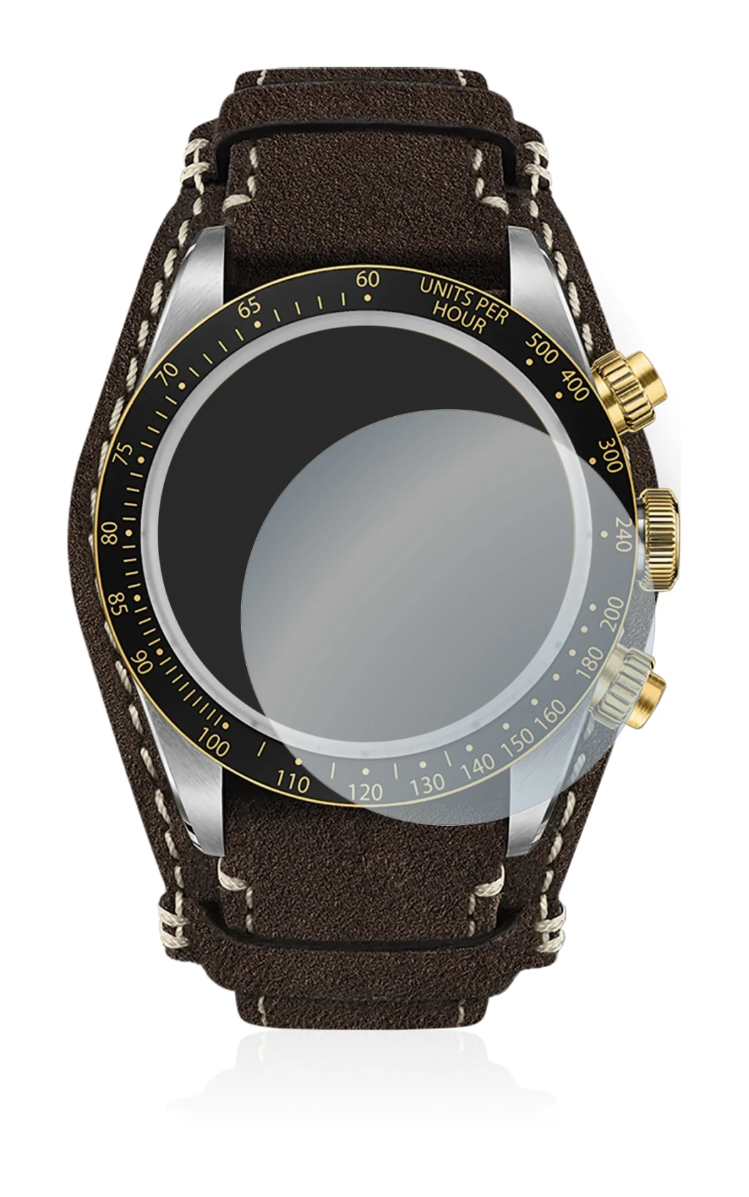 Image de l'appareil Tudor Black Bay Chrono 41mm avec une grande variété de protections d'écran.