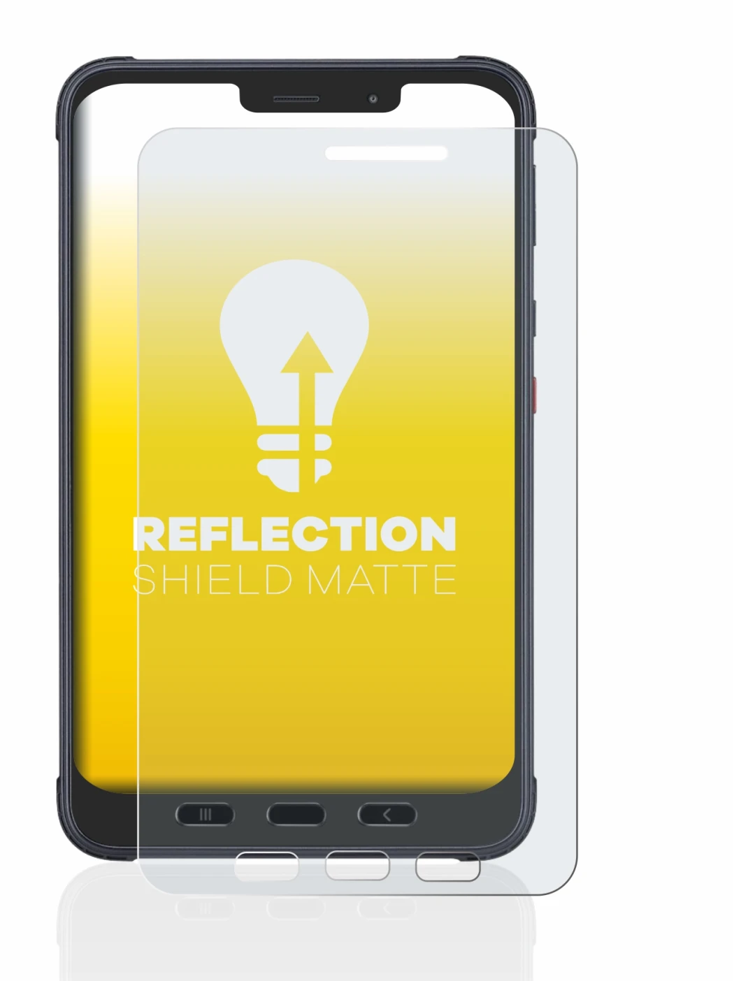 Image de l'appareil Samsung Galaxy Tab Active 3 Enterprise Edition LTE avec une grande variété de protections d'écran.