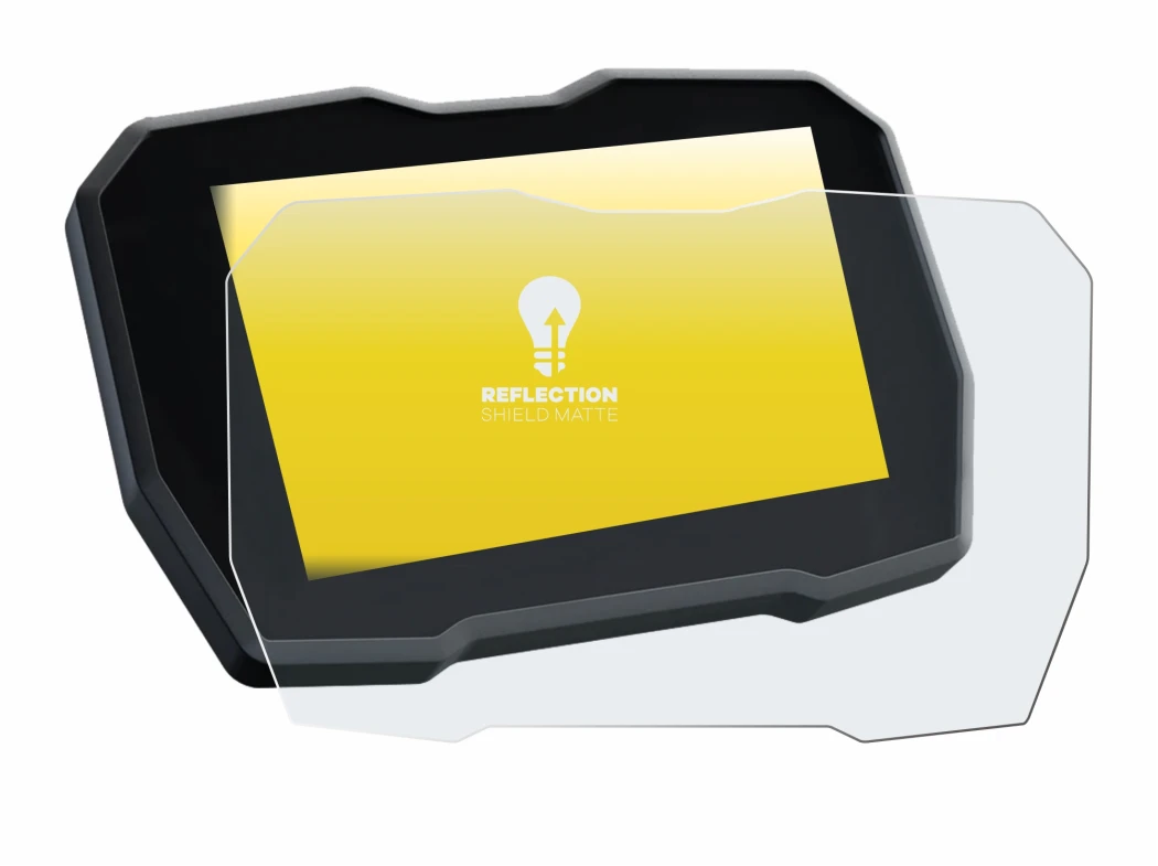 Image de l'appareil Ducati Multistrada V4 2021+ avec une grande variété de protections d'écran.