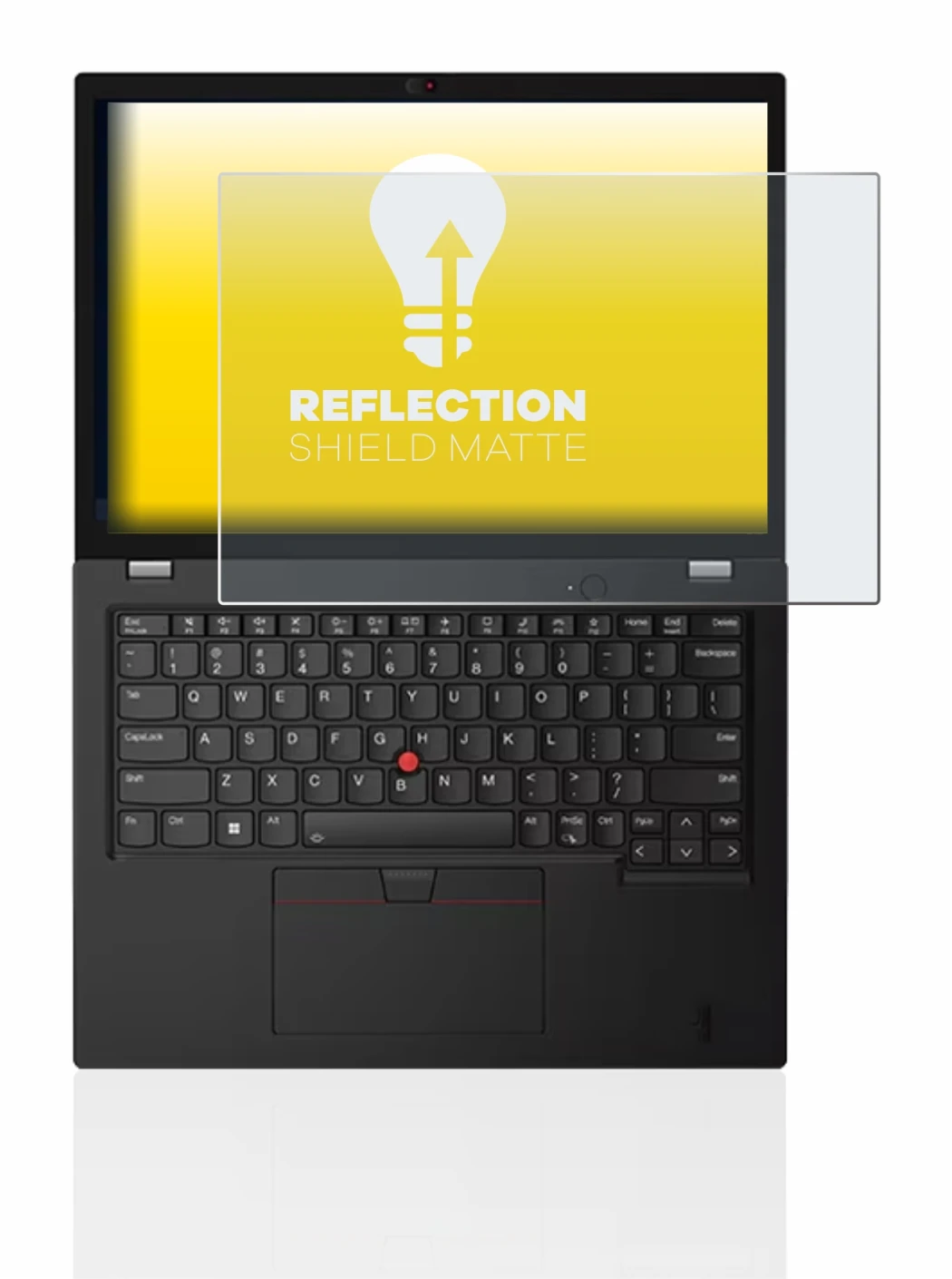 Image de l'appareil Lenovo Thinkpad L13 Gen 3 avec une grande variété de protections d'écran.
