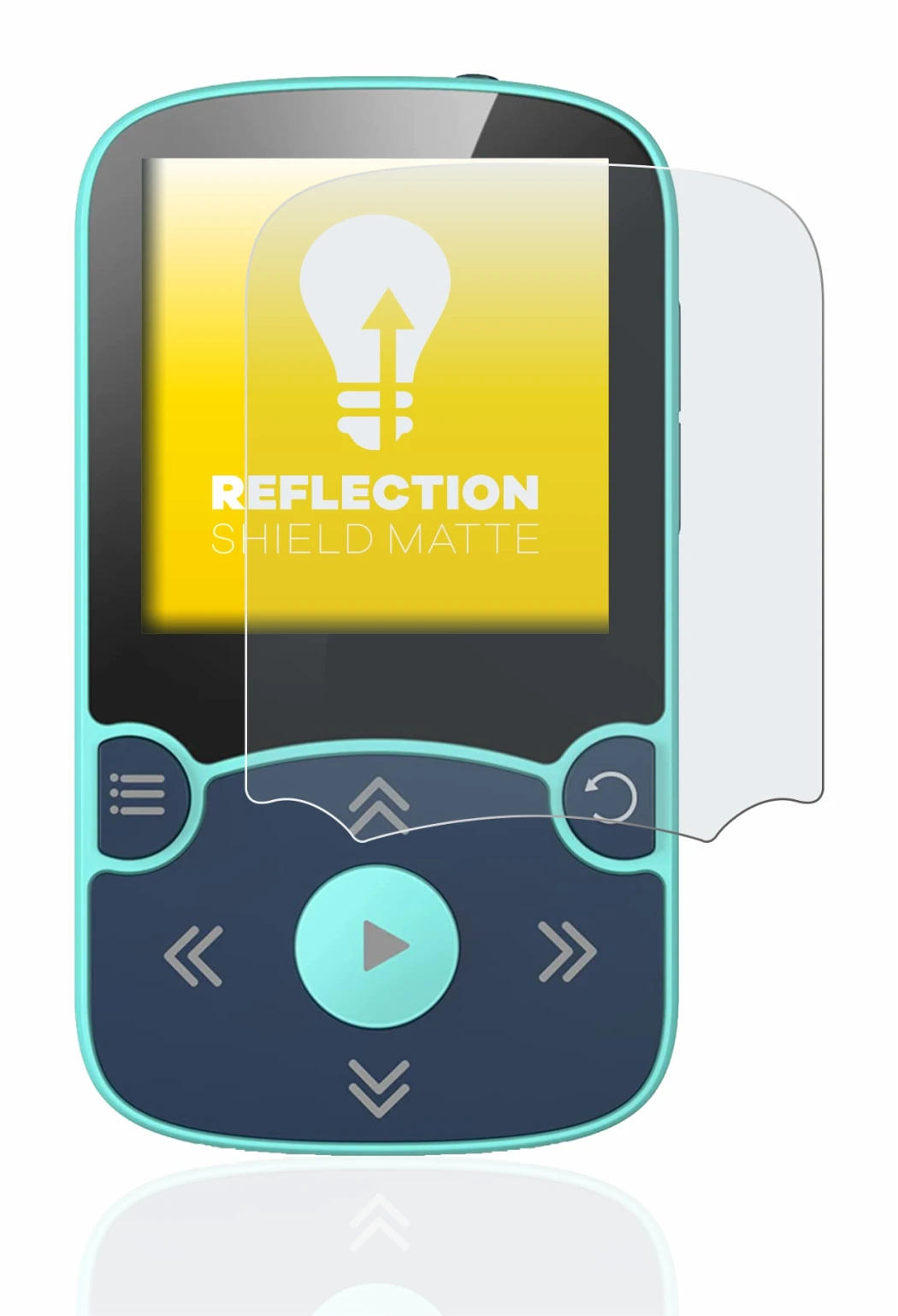 Image de l'appareil AGPtek A65X MP3 Player with clip avec une grande variété de protections d'écran.