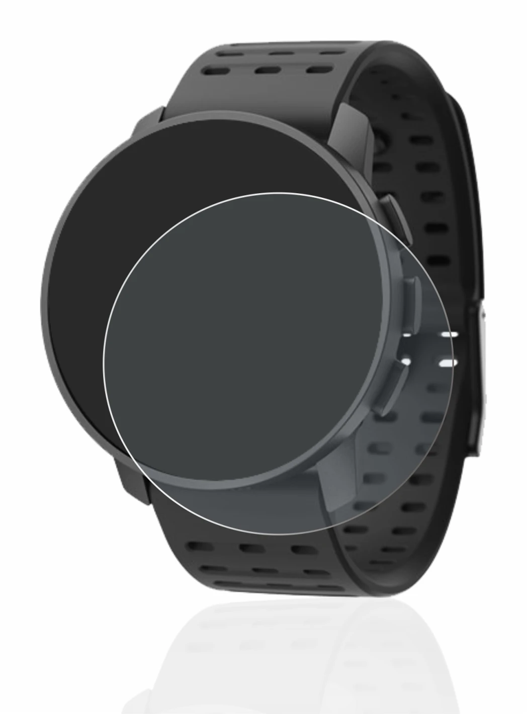 Image de l'appareil Suunto 9 Peak Pro avec une grande variété de protections d'écran.